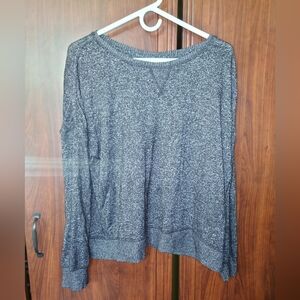 Knit heathered top